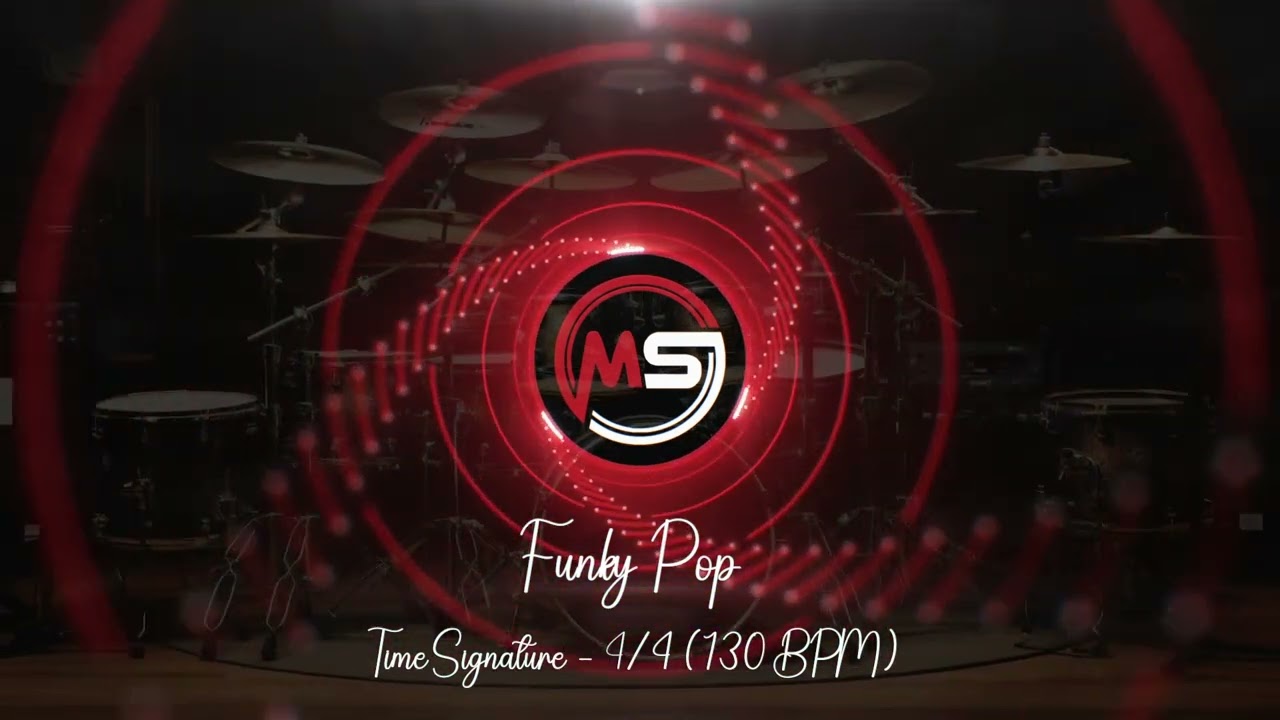 130 BPM ‖ Funky Pop #1 ‖ 4/4 Drum Track ‖ Drum Beat ‖ Metronome