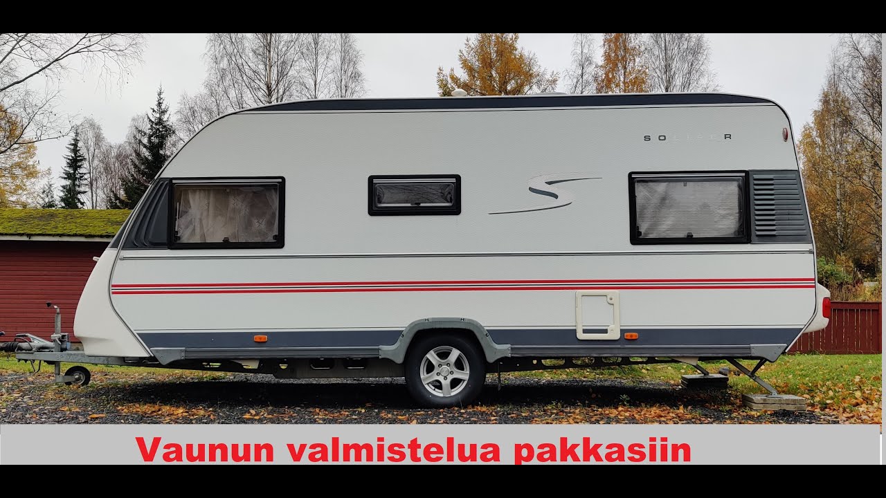 Asuntovaunun valmistelua syksyyn ja talveen