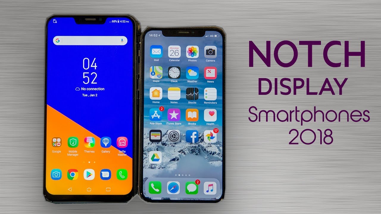 Top 5 Best Bezel Less Notch Display Smartphones 2018