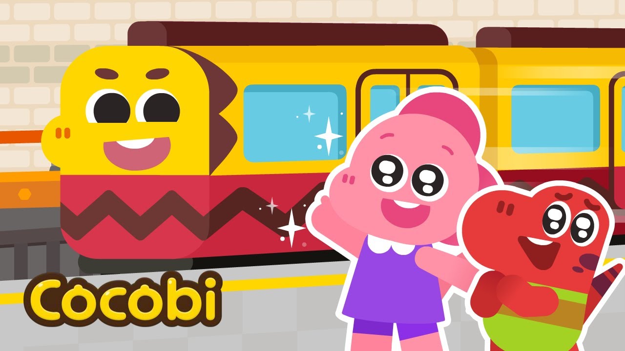 Choo Choo Train Safety Tips😁 Songs for Kids | Cocobi
