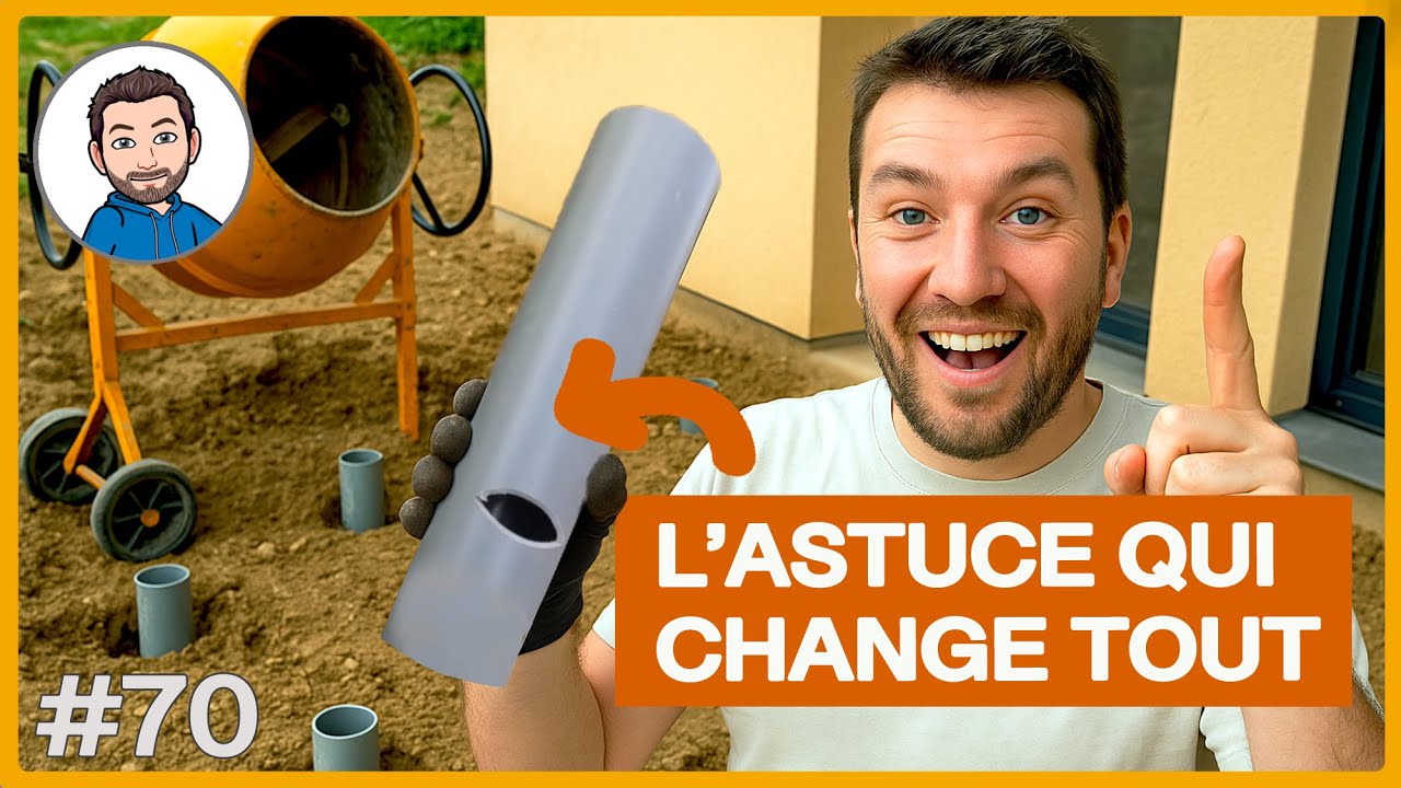 Comment faire des PLOTS BÉTON pour une terrasse