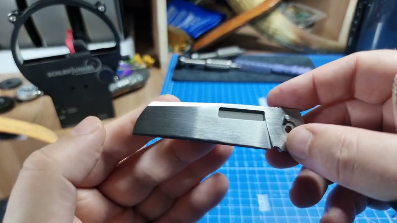 Echtzeitschliff/Reparatur neue Schneide für verschliffenes Vero Engineering Neuron auf der Tormek T8