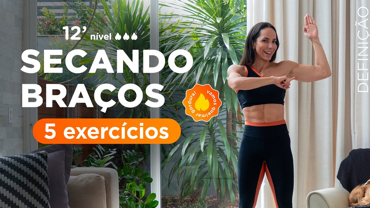 Melhor treino para secar braços em casa-  sem equipamentos - Carol Borba