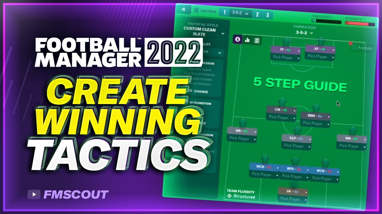 FM22 - Creating Winning Tactics | 5 Steps Tactic Guide