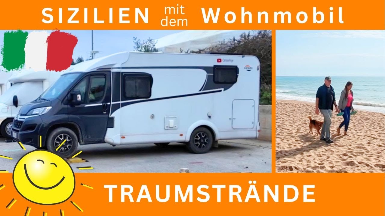 ☀️ Sizilien #6 - STRÄNDE, CPs mit Strandzugang uvm ... mit dem Wohnmobil