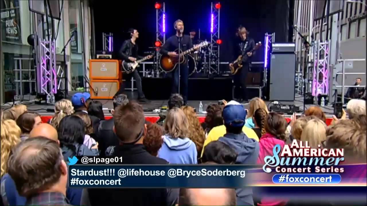Lifehouse - Sick Cycle Carousel on Fox & Friends (All-American Concert Series)