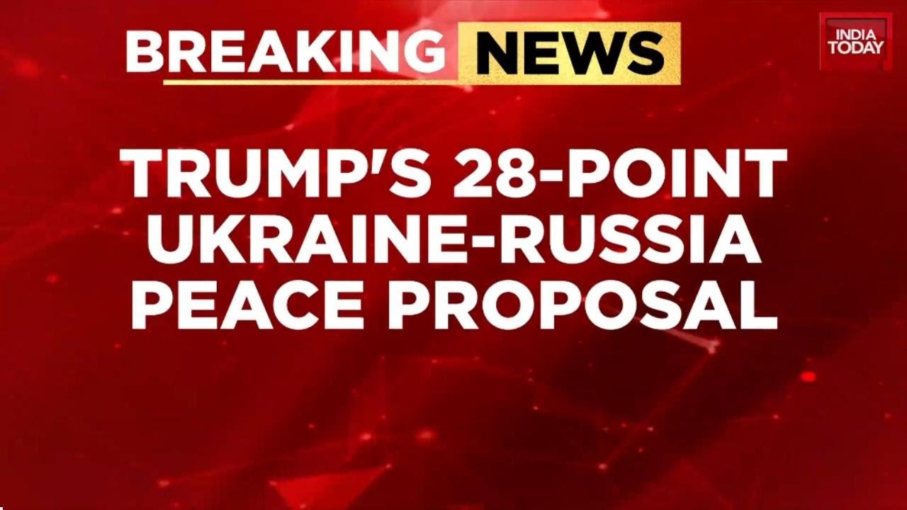 Donald Trump&rsquo;s 28-Point Russia-Ukraine Peace Proposal: NATO Limits, Military Cap | India Today