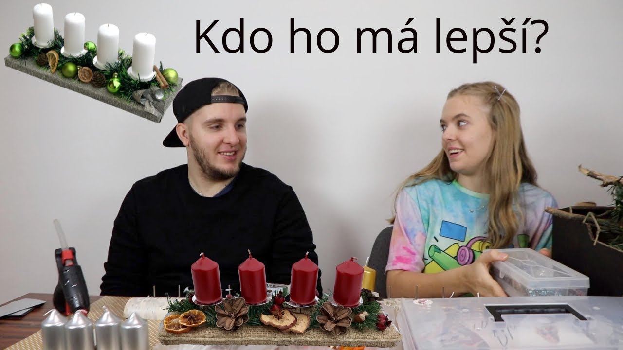 Vyrábíme Vánoční svícny - První adventní neděle