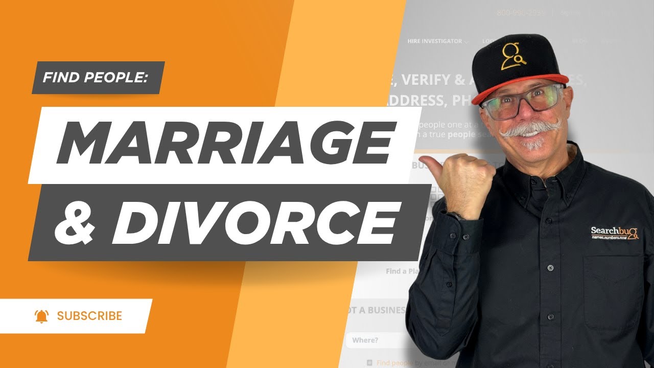How to Search Marriage & Divorce Records | Searchbug Tutorials