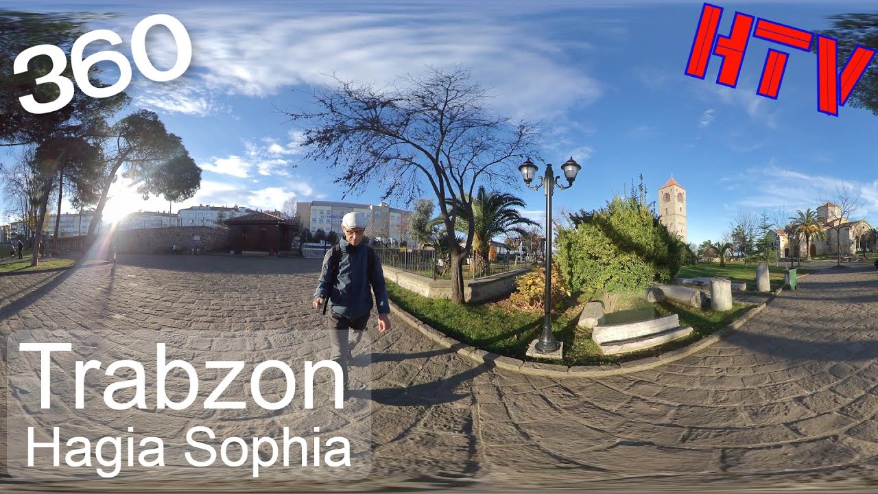 360VR Trabzon,Turkey-Haghia Sophia and Zaganos Park