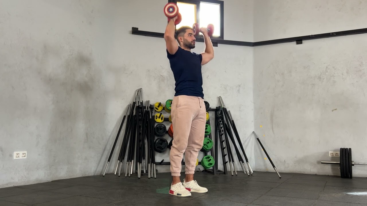 Dumbbell Shoulder Press | Exercise Demo | Male