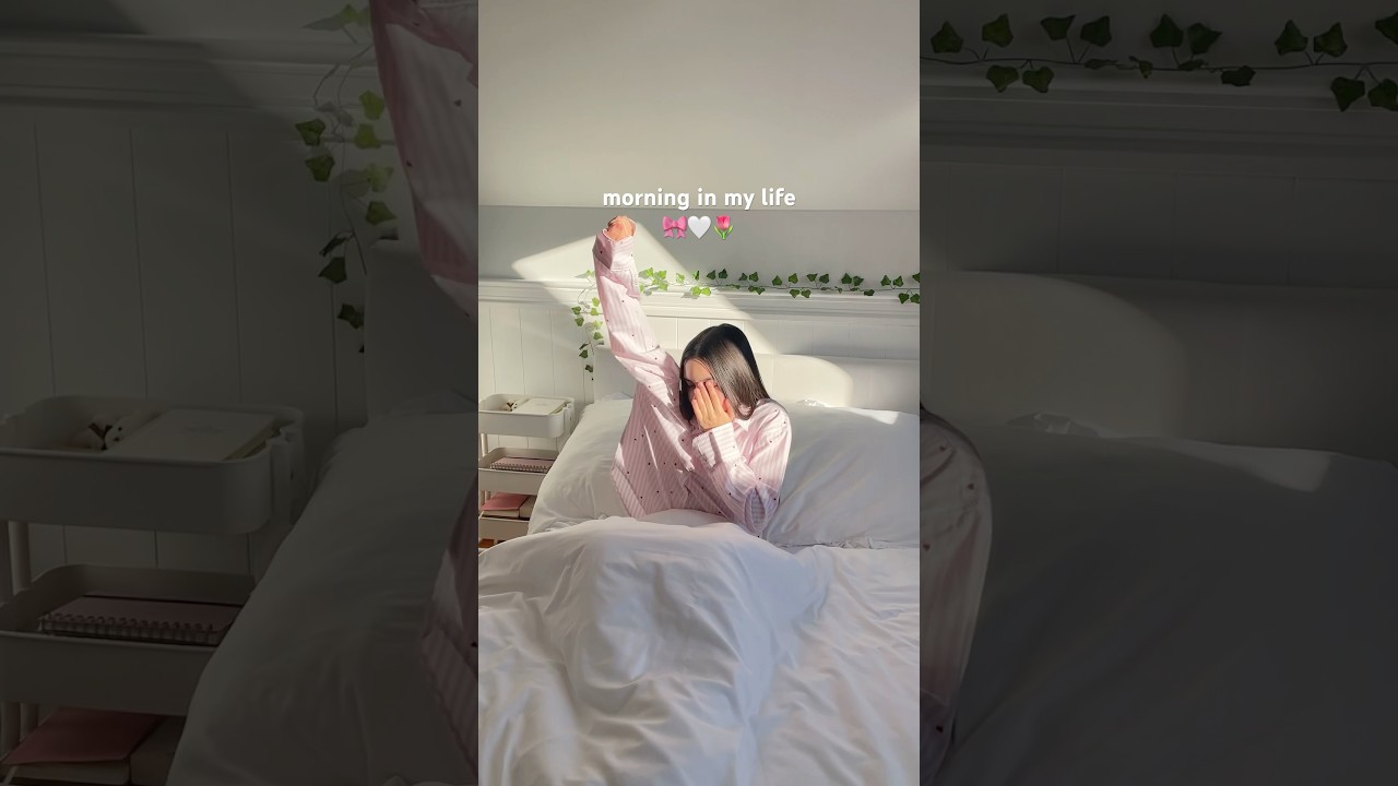 Morning in my life🎀🌷 Happy spring! #morningroutine #morning #routine #aesthetic #vlog #lifestyle