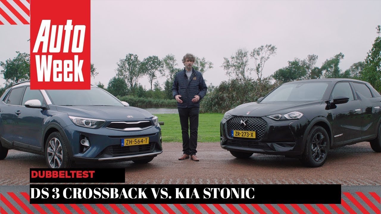 DS 3 Crossback vs Kia Stonic - AutoWeek Dubbeltest - English subtitles