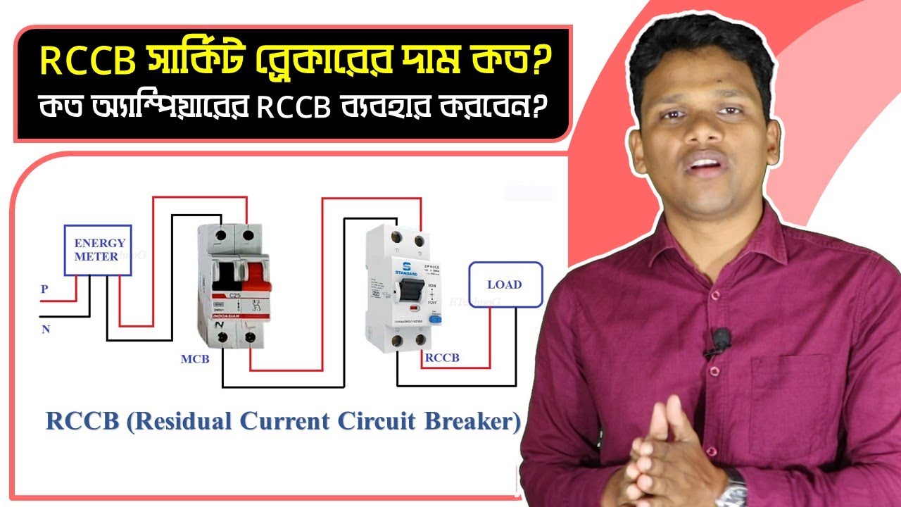 RCCB সার্কিট ব্রেকারের দাম কত? কোথায় এবং কত অ্যাম্পিয়ারের  RCCB সার্কিট ব্রেকার ব্যবহার করবেন?