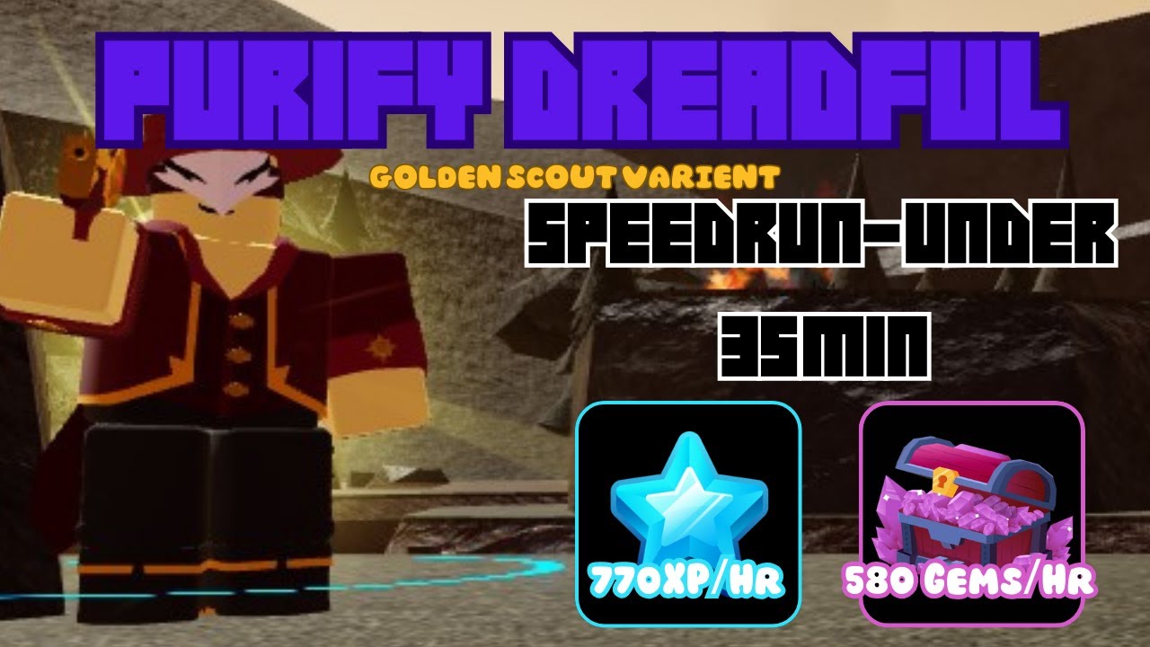 SPEEDRUN UNDER 35MIN HC | Wrecked Battlefield | Purify Dreadful G-scout varient