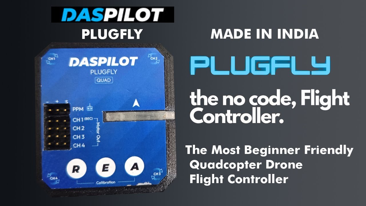 Полетный контроллер Daspilot Plugfly: Простейшая сборка дрона для начинающих #daspilot @daspilot #fc