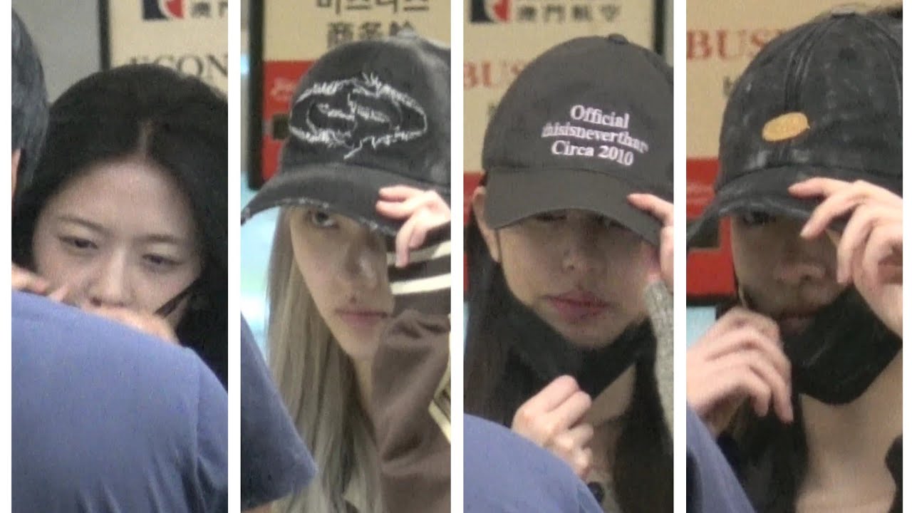 Ive 아이브 checking in at Incheon Airport 250919