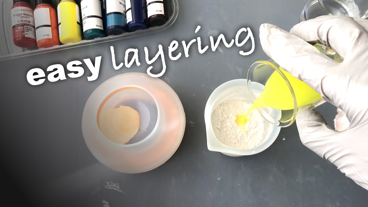 Art of Vertical Layering: Vibrant Rainbow Candle Pots | The Eco-Resin Lab