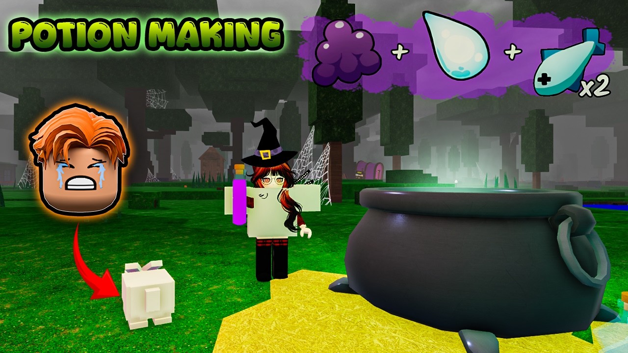 AKU MEMBUAT SEMUA POTION DI EVENT POTION MAKING DI GAME 99 NIGHTS IN THE FOREST!