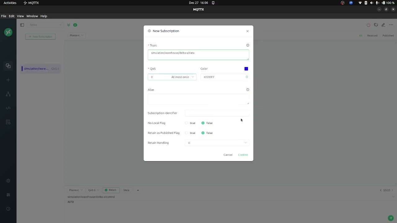 ESP32 Wokwi MQTT Simulation