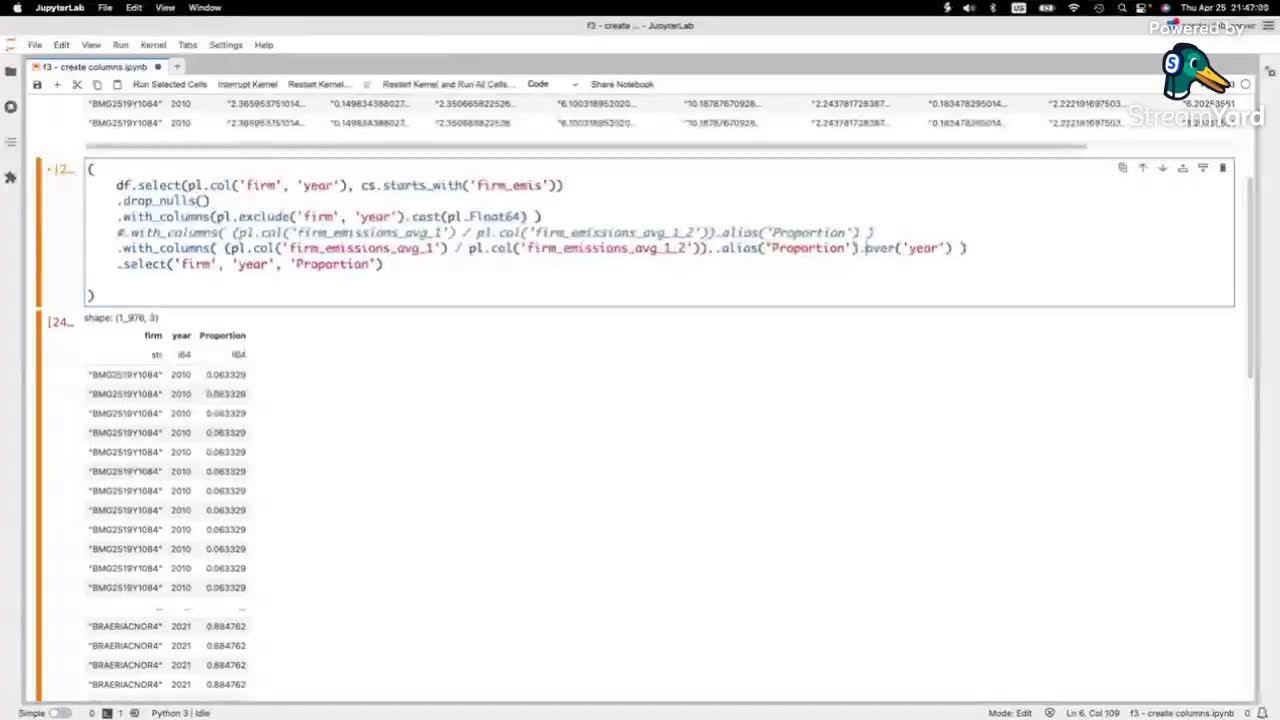 #Polars Tutorial 3 (#with_columns)