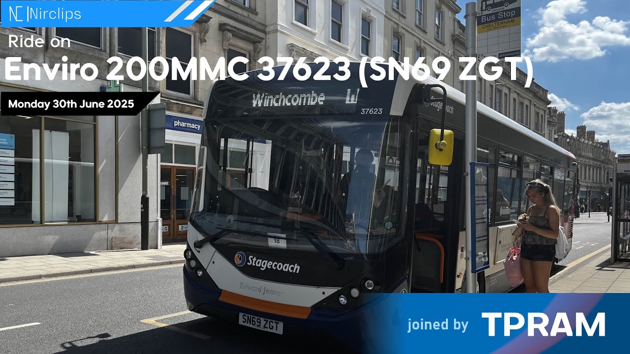 Ride on Stagecoach West 37623 Enviro 200 MMC (SN69 ZGT)