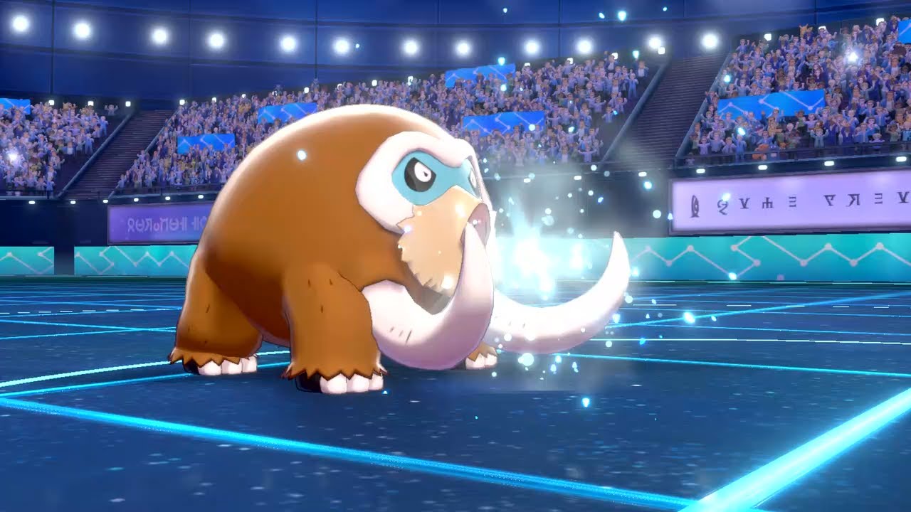Mamoswine Crashes the Battle! Pokémon Sword and Shield Wi-Fi Battle