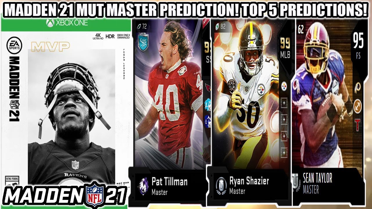 MADDEN 21 MUT MASTER PREDICTIONS! THE TOP 5 MUT MASTER PREDICTIONS! | MADDEN 21 ULTIMATE TEAM