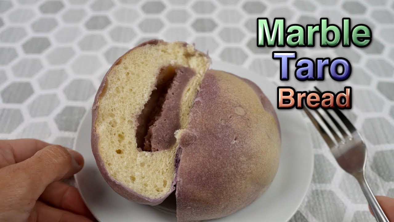 Marble Taro Bread