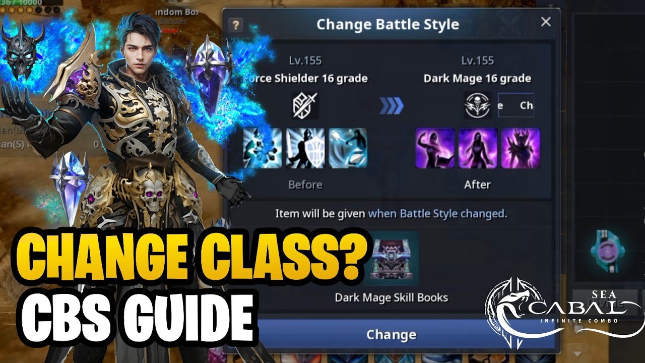 CABAL INFINITE COMBO SEA CHANGE BATTLE STYLE KIT 🔥