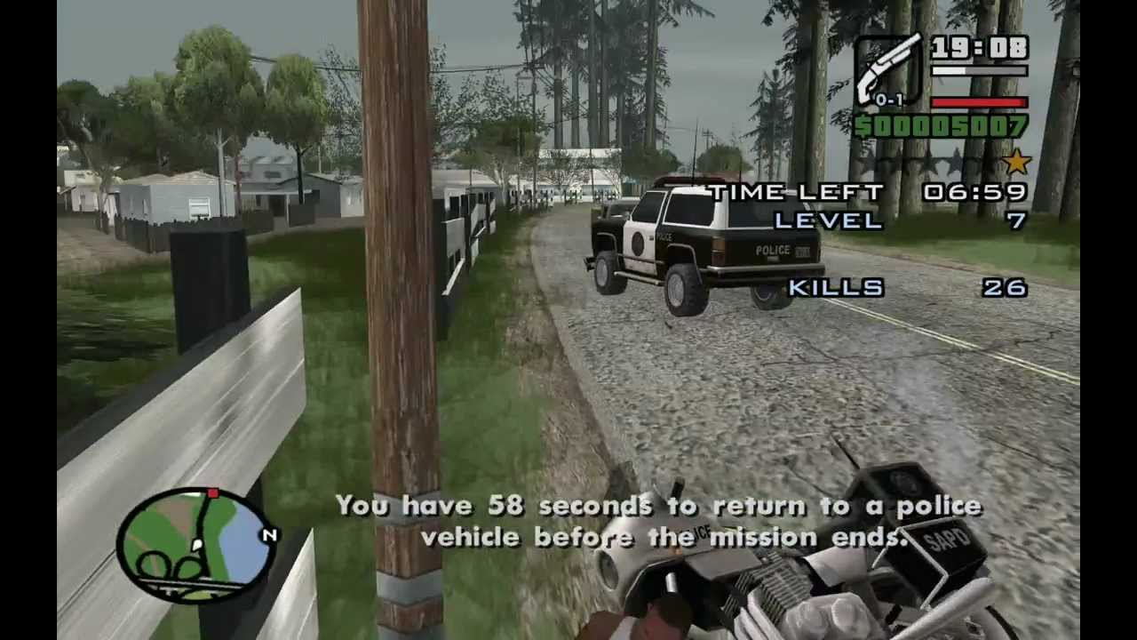 GTA San Andreas Vigilante Mission Part 1 (of 2)