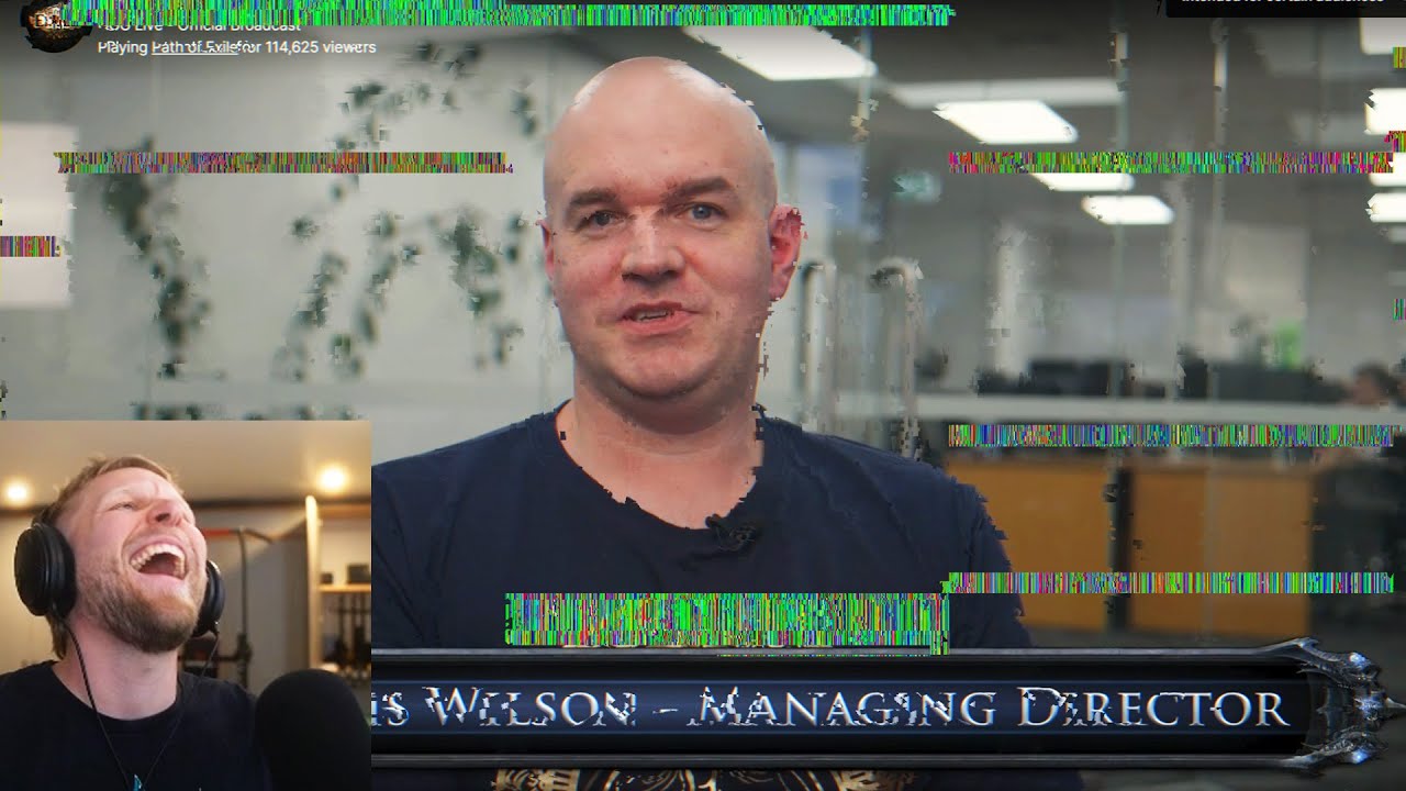 Chris Wilson infiltrates the PoE livestream