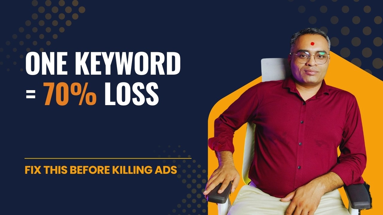 Only 1 Keyword Is Killing Your Amazon Ads (70% ACoS Fix Framework)