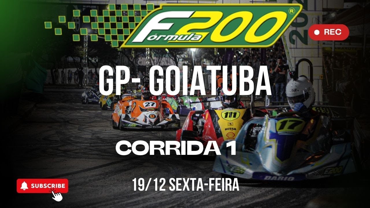 FÓRMULA 200 | Corrida 1 | |4ª ETAPA TEMPORADA 2025 | GP GOIATUBA