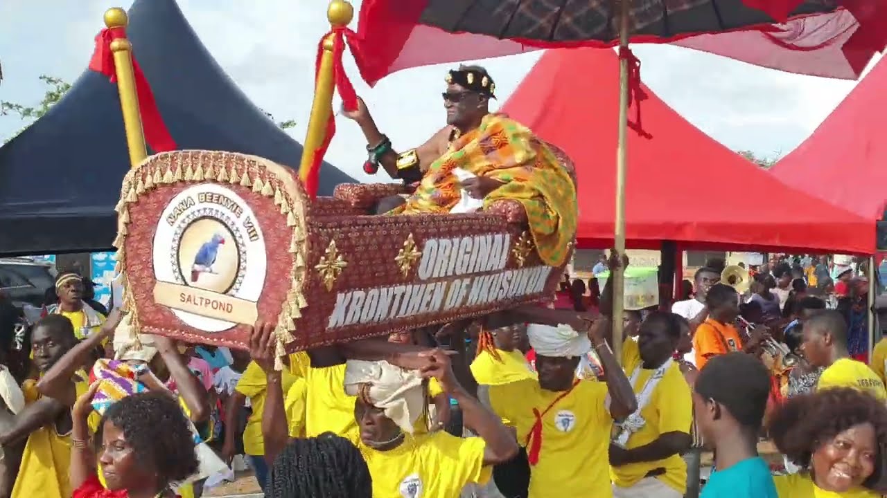 Projecting the historic African culture @Saltpond Nkusukum Odambea festival 2024