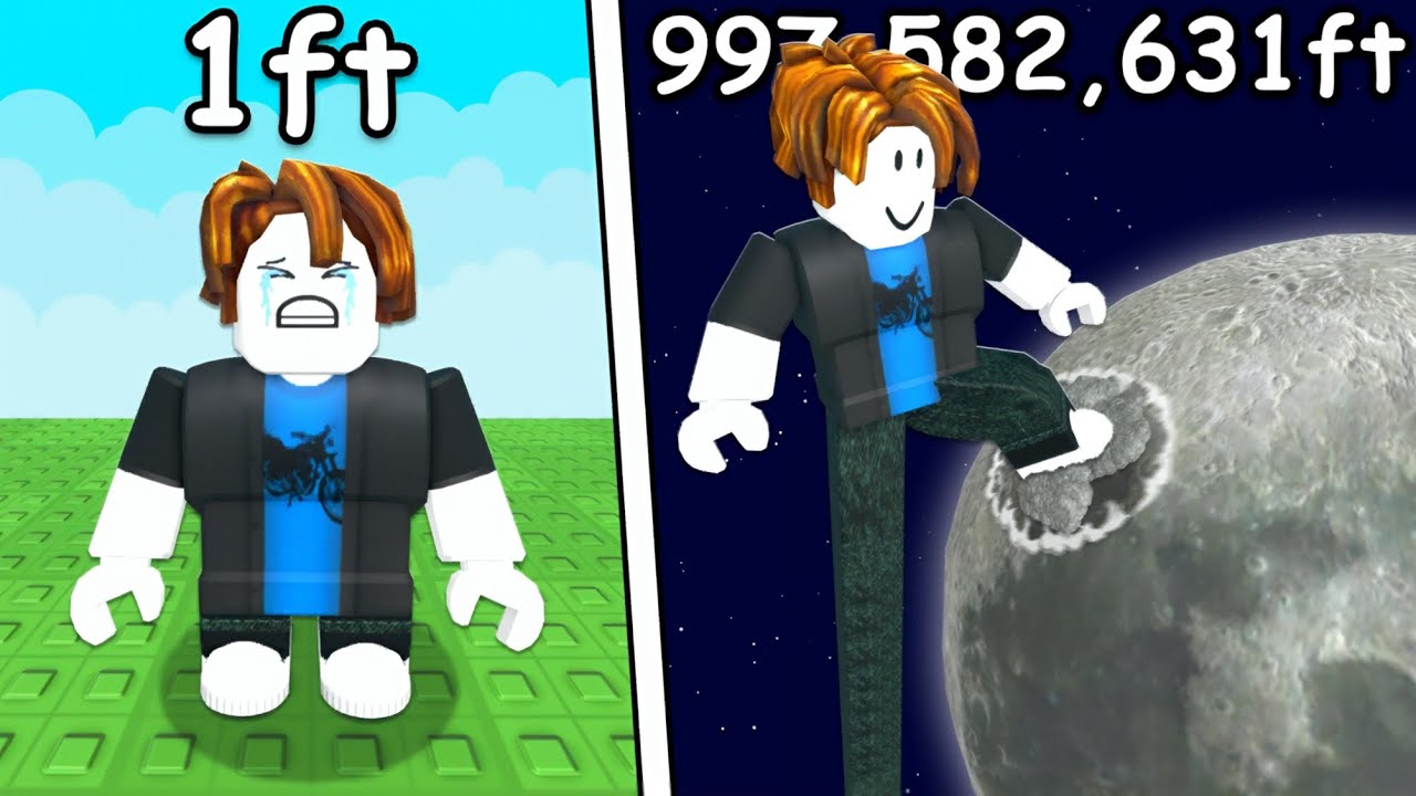 Roblox but evry minute grow my legs 🙄🙄