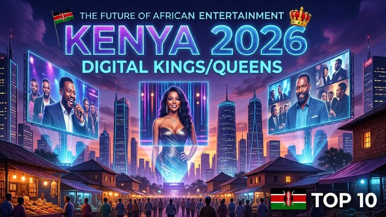 Top 10 Kenyan Celebrities & Content Creators Dominating 2026 (Africa&rsquo;s Digital Powerhouses)