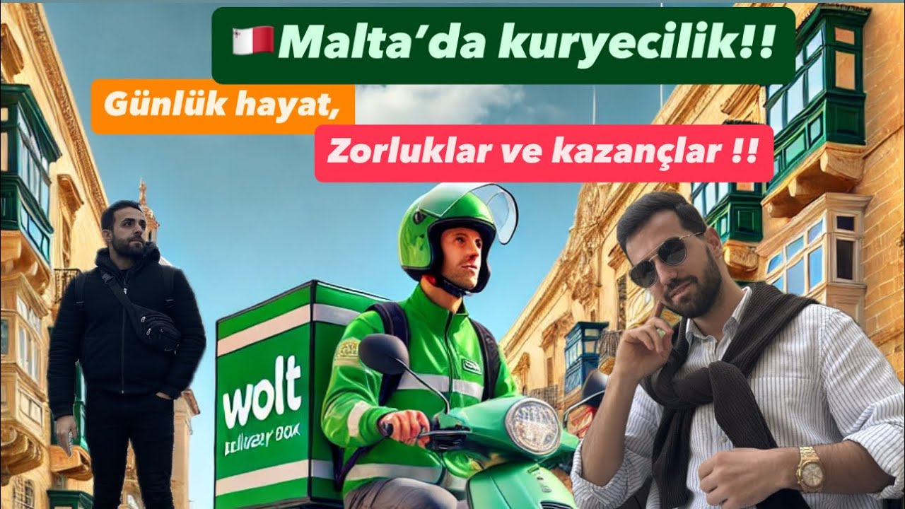Malta’da kuryelik yaparak ayda kaç para kazanılır ??