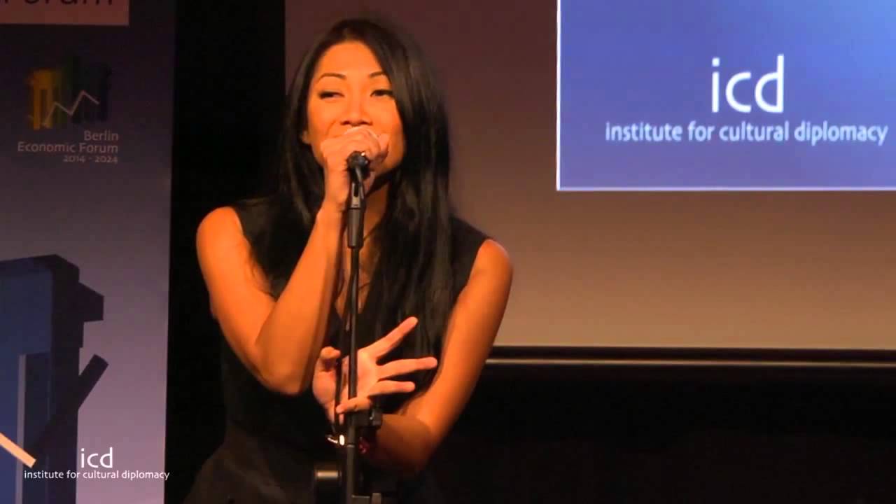 Anggun talks about the power of music at the Institute for Cultural Diplomacy A World without Walls