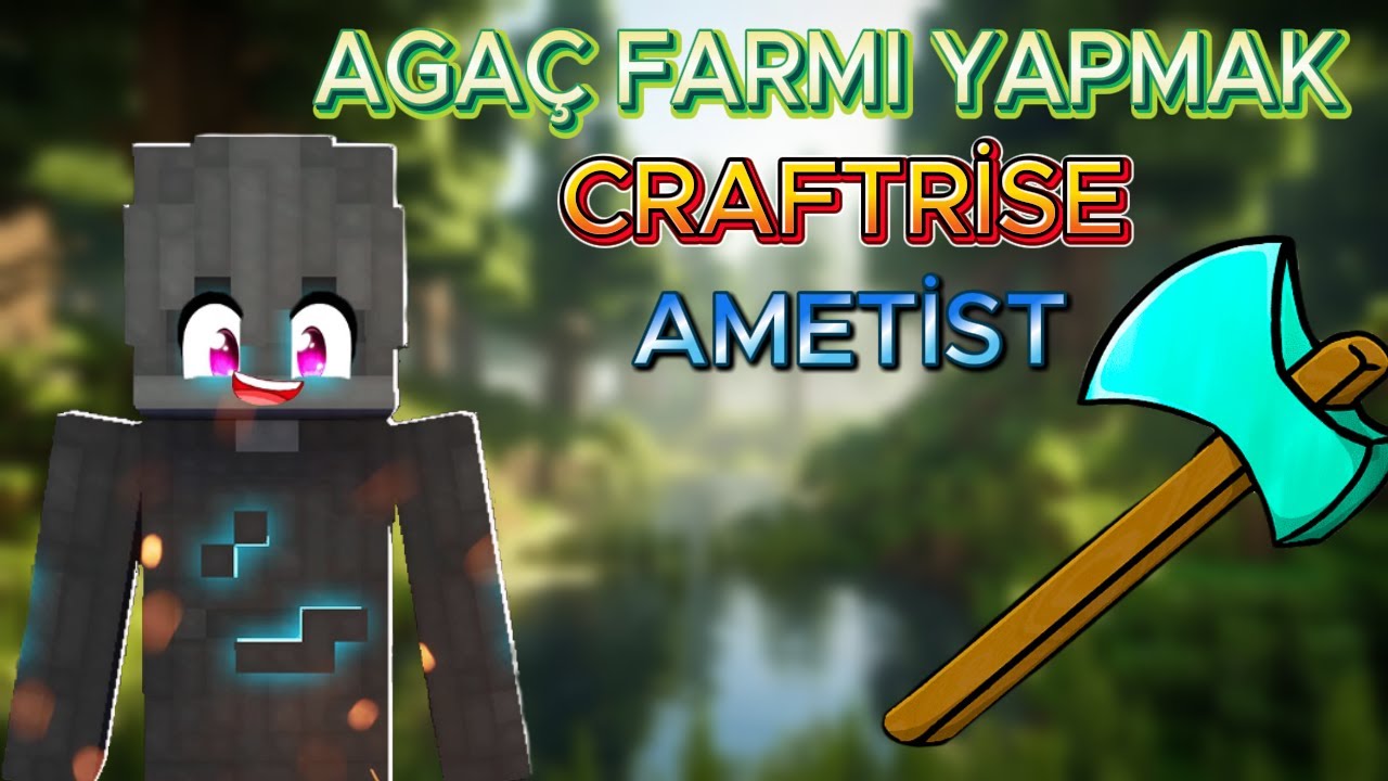 SIFIR SERMAYE İLE AĞAÇ FARMI YAPARAK PARA KASMAK !!!!  - CraftRise Survival Ametist