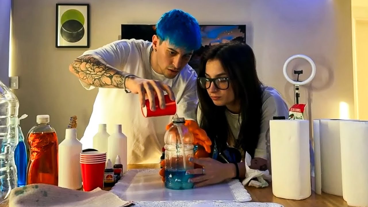 ROBLEIS Y ANGIE VELASCO HACEN EXPERIMENTOS RAROS - STREAM COMPLETO 11/11