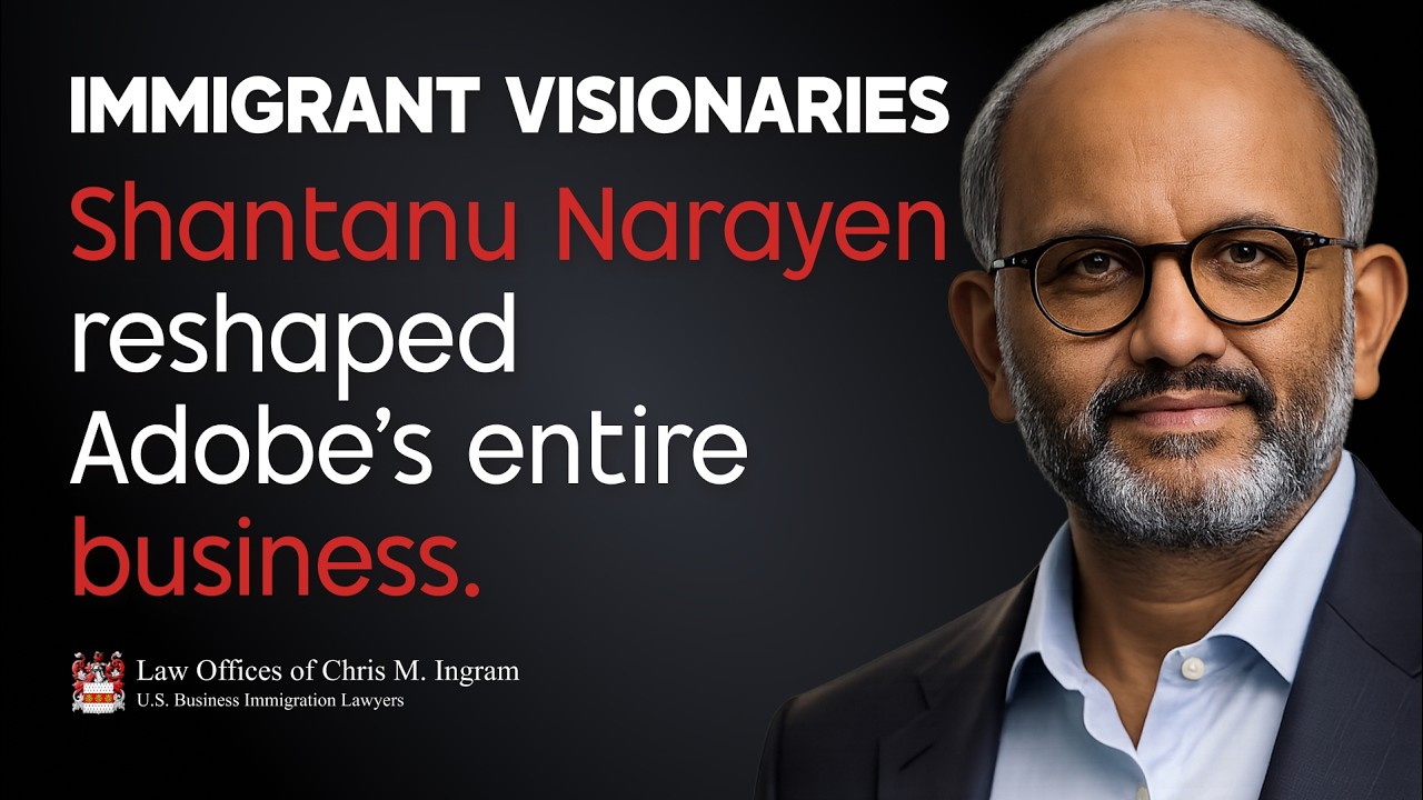 Adobe's CEO Was Almost Deported | The Story of Shantanu Narayen