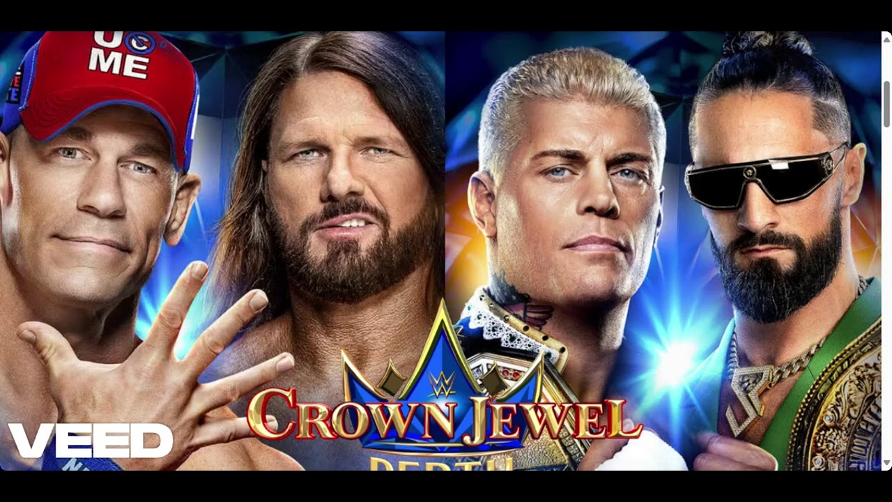 WWE Crown Jewel 2025 Predictions! (Cody Rhodes vs Seth Rollins/A.J Styles vs John Cena) Who WINS?