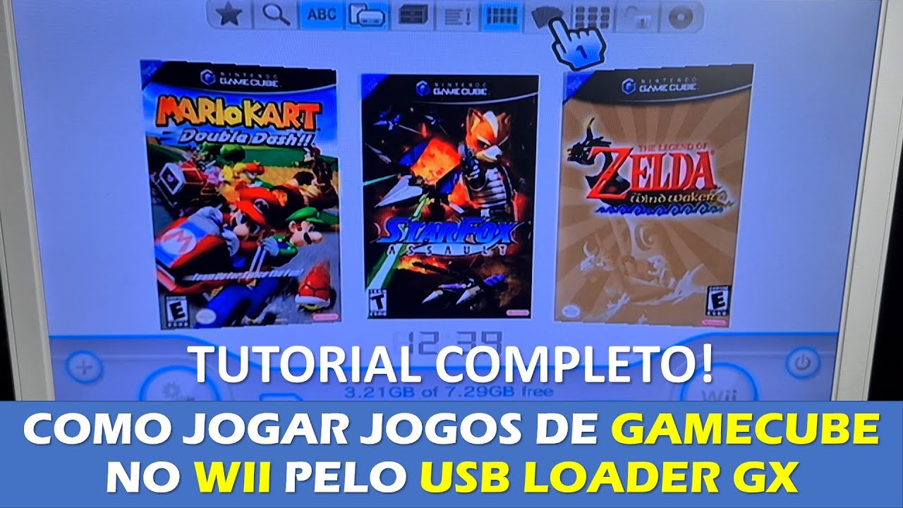 COMO JOGAR JOGOS DE GAMECUBE NO NINTENDO WII PELO USB LOADER GX? - TUTORIAL COMPLETO
