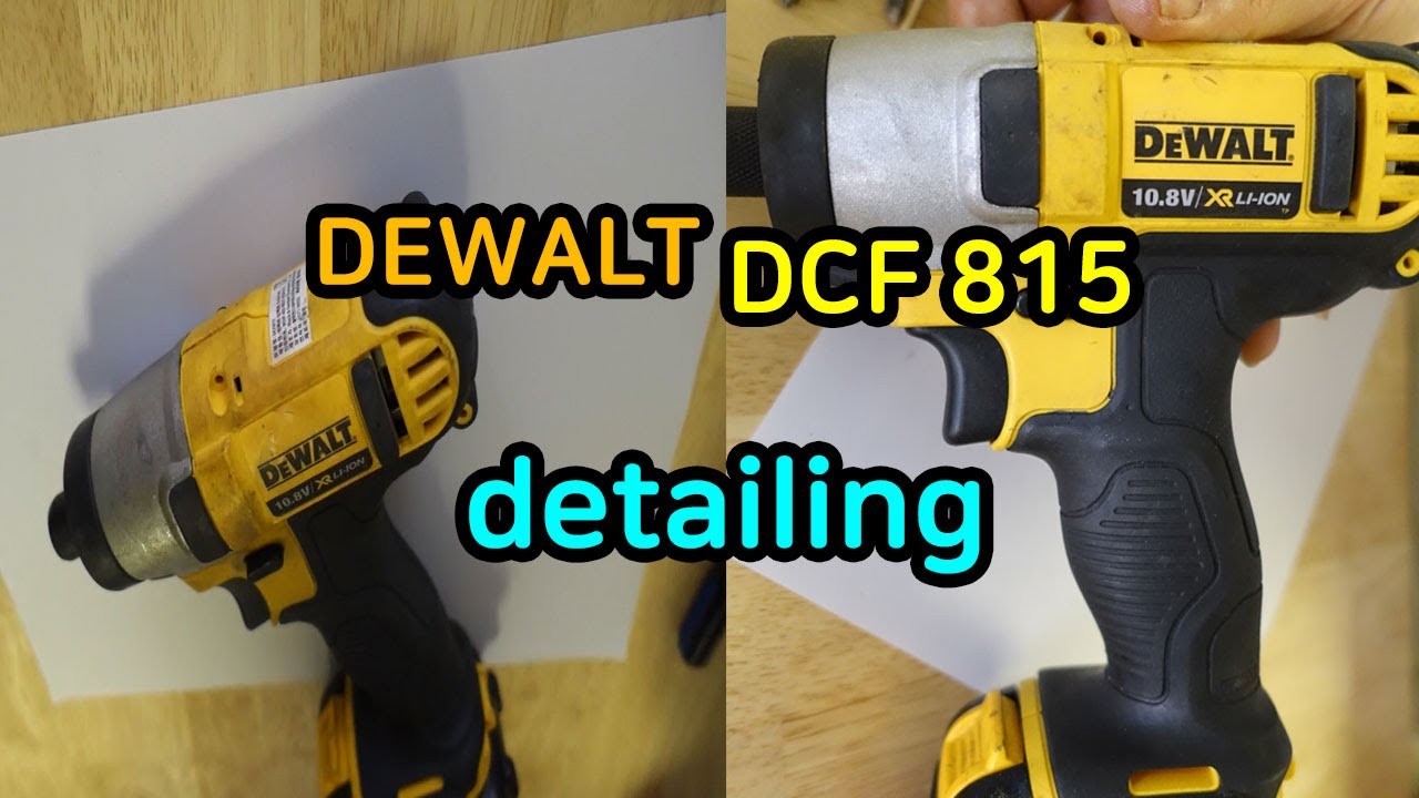 DEWALT 디월트 DCF815 2016년 생산품 분해 디테일링 작업 분해팁.