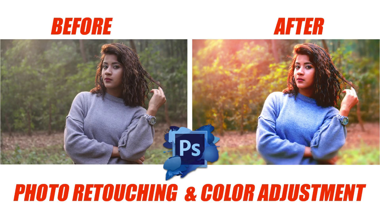 PHOTO RETOUCHING & COLOR ADJUSTMENT || PHOTOSHOP TUTORIAL