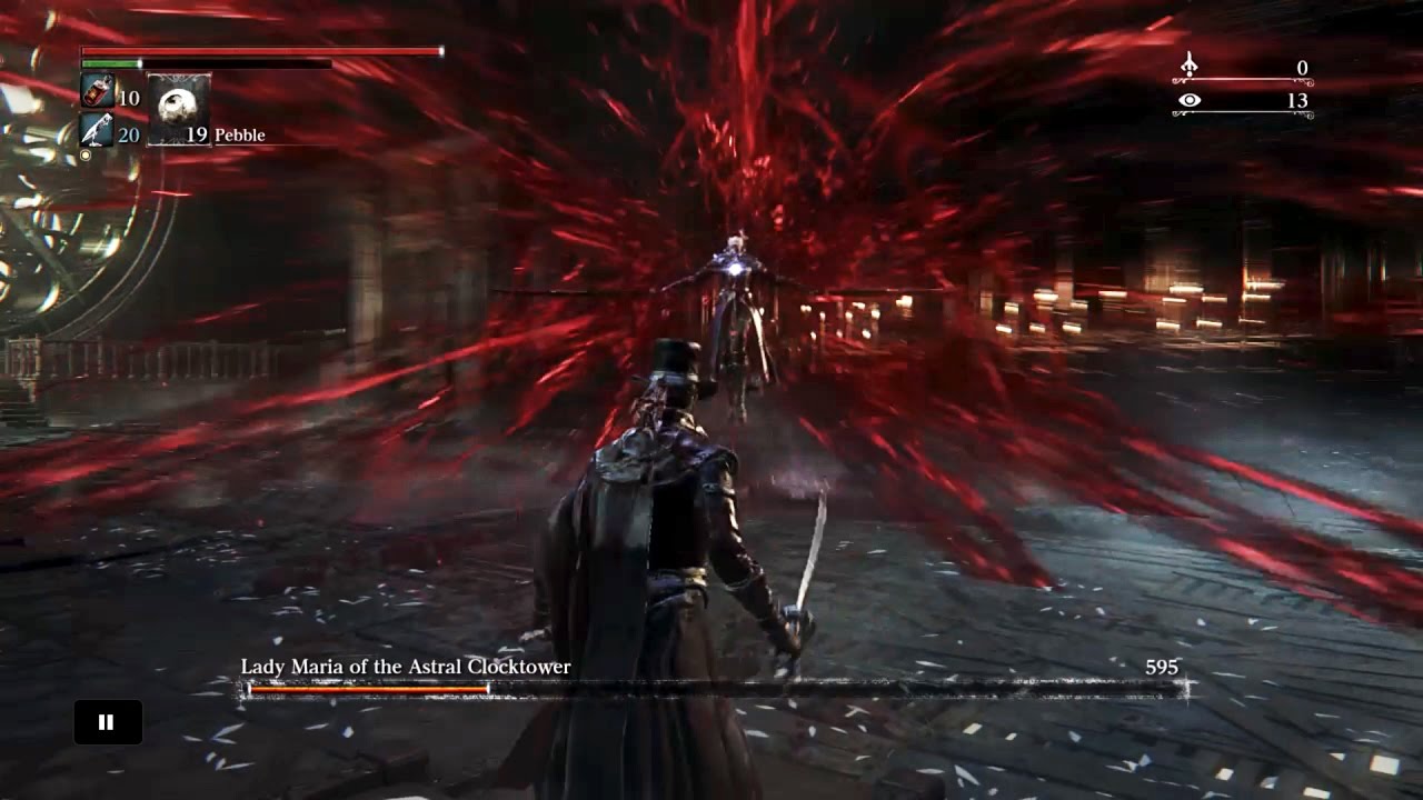 Lady Maria boss fight - NG++ (Bloodborne)