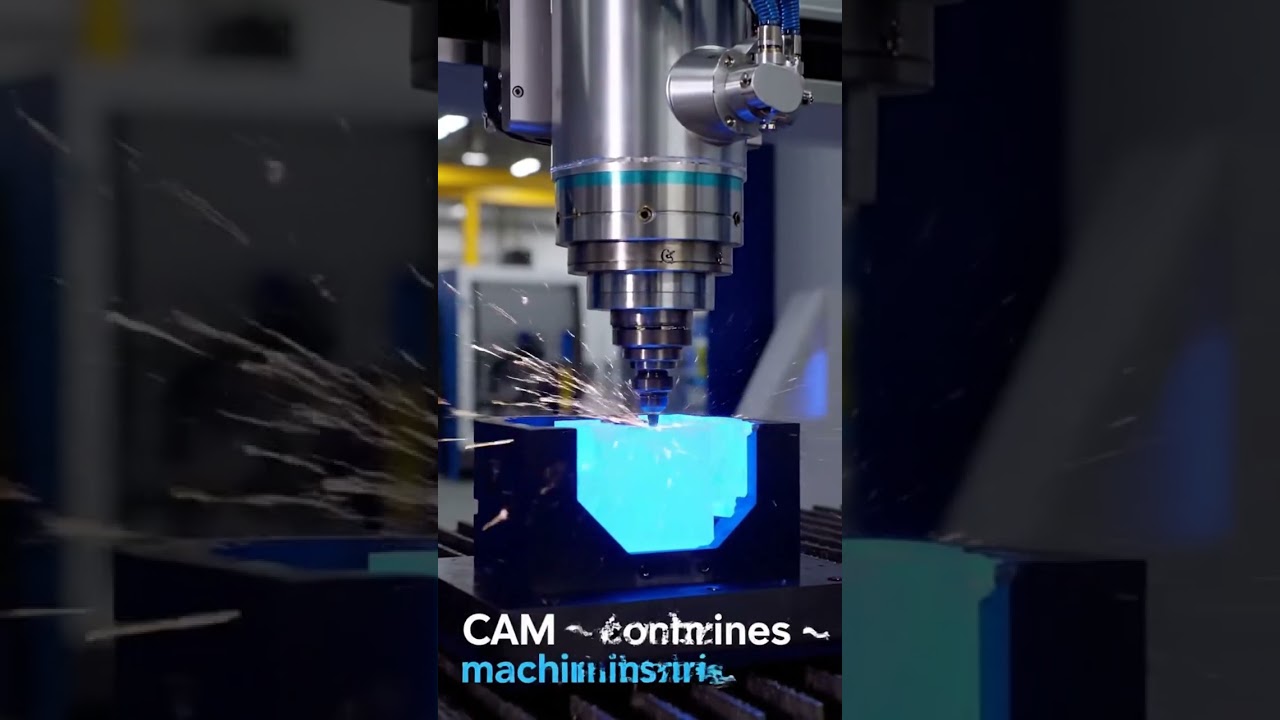 ⚙️ CAM Explained 🤖 | Computer-Aided Manufacturing with CNC Machines 🛠️ | Future of Production