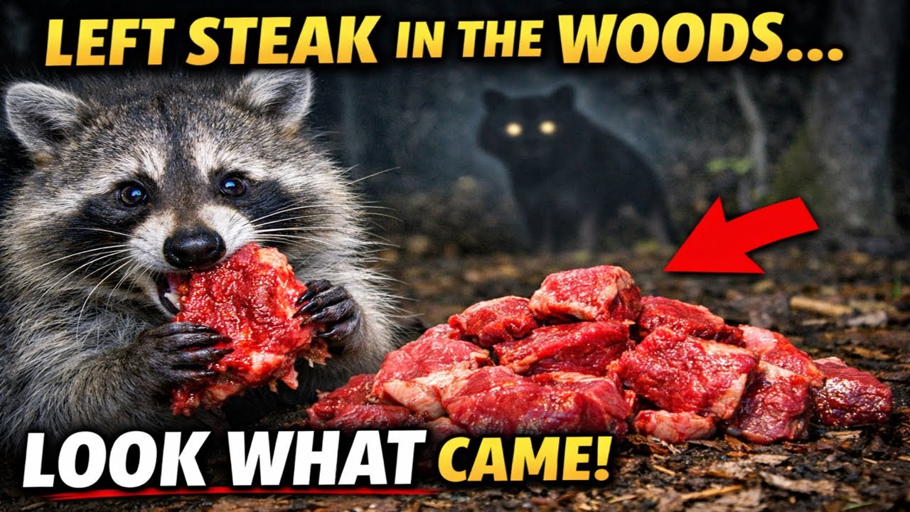 I Left Steak in the Woods... You Won't Believe Who Showed Up!