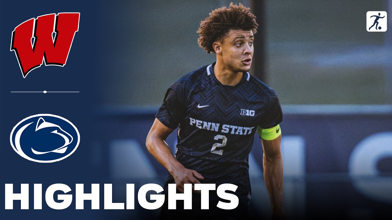 Penn State vs Wisconsin | NCAA College Soccer | Highlights - October 29, 2023